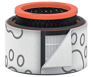 Leitz TruSens - Filtre à Tambour HEPA Spécial Animaux, 3-en-1 (Préfiltre Lavable / Filtre HEPA / Filtre à Charbon), Compatible avec les Purificateurs d'Air Leitz TruSens Z-1000, 2415127