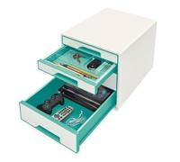 Leitz Wow - Bloc De Classement - 4 Tiroirs - Menthe