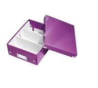 Leitz Wow Click & Store 60570062 Petite Boîte de Rangement Système de Compartiment A5 Violet
