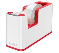 Leitz Dérouleur de ruban adhésif blanc-rouge Largeur du rouleau (max.): 19 mm Longueur du rouleau (max.) 33 m rechargeable