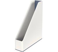Leitz WOW Duo 53621001 Porte-revues DIN A4, DIN C4 blanc, gris Polystyrène 1 pc(s)