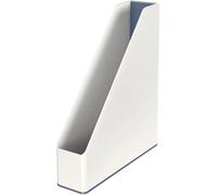 Leitz WOW Duo 53621001 Porte-revues DIN A4, DIN C4 blanc, gris Polystyrène 1 pc(s)
