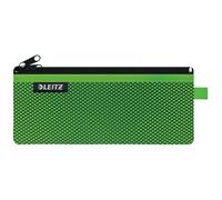 Leitz WOW Trousse de Voyage, Résistante à l'Eau, Transparente, Idéale pour une Organisation et un Rangement Visuels, Moyenne (A5) - Vert