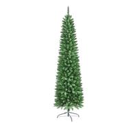 LEIVESTE - Sapin de Noël artificiel mince touffu 180 vert avec 780 branches réalistes, arbre de Noël haut et étroit avec base en métal, vert