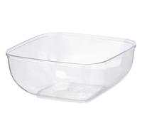 LEKNES Bol Carré Grande Capacité Transparent 5 L