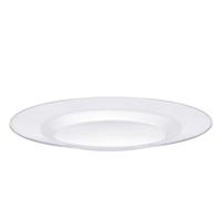 LEKNES Plat rond grande taille transparent 27,5cm
