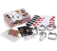 Lékué 3000095SURM017 Kit cookies Noël boite métallique