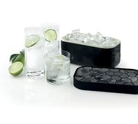 Lékué Bac à glaçons Ice Box silicone noir
