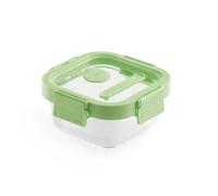 Lékué Boîte à lunch carrée en verre Lékué 0.32 L Vert