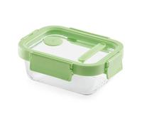 Lékué Boîte à lunch rectangulaire en verre Lékué 0.37 L Vert