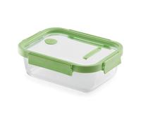 Lékué Boîte à lunch rectangulaire en verre Lékué 1.52 L Vert