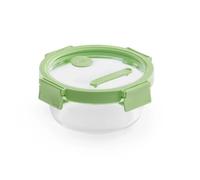 Lékué Boîte à lunch ronde en verre Lékué 0.65 L Vert