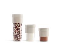 Lékué Boîte de rangement Lékué Flip 5 pièces Beige