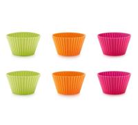 Lot De 6 Caissettes En Silicone 9 Cm