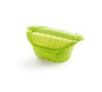 Lékué - Cocotte Ogya avec Filtre - Vert - 3-4 Personnes - Silicone Platine