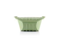 Lékué Coffret vapeur profond silicone platine vert, 3-4 personnes, 2000 ml