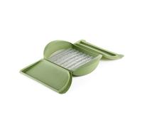 Lékué Cuiseur vapeur Lékué Vert. avec plateau. lot de 4