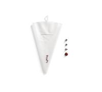 Lékué Poche à douille réutilisable avec 3 embouts Lékué Transparent