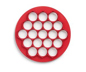 Lékué Kit de pâtisserie pour mini-tartes Lékué Rouge