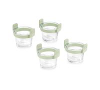 Lékué Lékué Air fryer gobelet en verre mini 4-pack Transparent