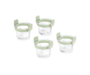Lékué Lékué Air fryer gobelet en verre mini 4-pack Transparent