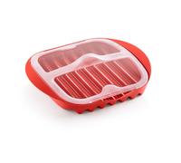 Lékué Moule à bacon pour micro-ondes Lékué Rouge