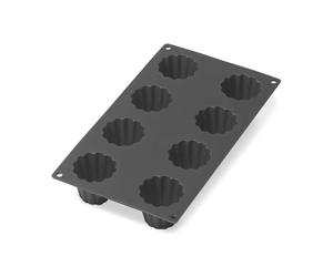 Lékué Moule à canelé bordelais en silicone Lékué lot de 8 Noir