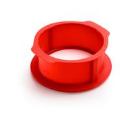 Lékué Moule à charlotte avec assiette Lékué 18 cm Rouge