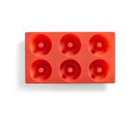 Lékué Moule à donuts en silicone Lékué lot de 6 Rouge
