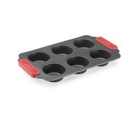 Lékué Moule à muffins antiadhésif Lékué lot de 6 Rouge