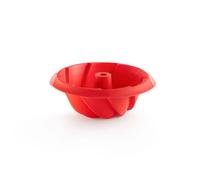 Lékué Moule à savarin en spirale en silicone Lékué Rouge