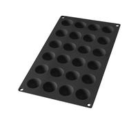Lékué Moule demi-sphère en silicone Lékué lot de 24 Noir