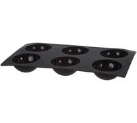 Moule demi sphères gourmet noir - - Noir - Silicone
