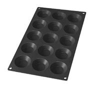 Lékué - Moule Tartelettes - 15 Cavités - Noir - Gourmet