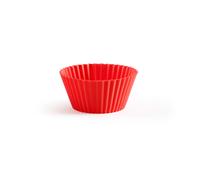 Lékué Moules à muffins en silicone Lékué lot de 6 Rouge
