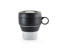 Lékué Mug à Café à emporter, Mug to go, Gris 350 mililiters