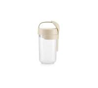 Lékué Natural Jar to go pour transporter des aliments Beige 600 ml