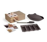 Lékué - Pain/Moule pour Baguettes Set, Silicone, marron, 30 x 25 x 15 cm