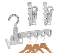 LELE LIFE Lot de 3 séchoirs à linge pliables pour vêtements de voyage, séchoir à linge pliable, gris