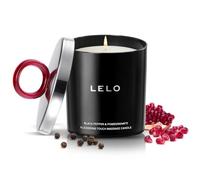 LELO Bougie de Massage Flickering Touch, Fond en une Huile de Massage Corporel, Bougie Parfumée, Luxueux Traitement de la Peau, Parfum Poivre Noir & Grenade
