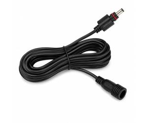 Leloco Rallonge CC étanche 5 m, prise CC vers prise CC femelle pour lampes solaires, spots LED, éclairage de jardin, éclairage extérieur, éclairage basse tension, noir