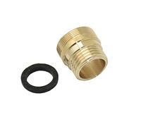 Leloo Luiho-Brass 1pcs Robinet en Laiton Filetage cuivre Raccords, mâle 1/2 à Femelle M22 M24 mâle Robinet connecteur, Solide et Robuste (Color : Yellow)