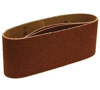 Leman 100560.02 Lot de 3 Bandes abrasives sans fin en Corindon 100 x 560 mm Grain 80