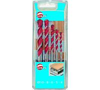 Leman 702.000.05 Coffret de 5 Forets multi-matériaux ø 4/5/6/8/10 mm