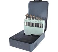 Leman 808.000.06 Coffret de 6 Fraises coniques HSS 6,3/8,3/10,4/12,4/16,5/20,5 mm