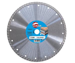 Leman 881154 Disque diamant jante continue universel 115 x 22,23 mm Hauteur 7 mm