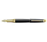 Leman Caran d Ache CDA4799.272 Stylo plume F Noir ébène plaqué or