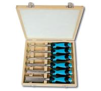 LEMAN - Coffret de 6 ciseaux à bois 780.500.06 - manche bi-matière Ø 6-30 mm