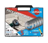 Leman Disque abrasif diamant carrelage - Lot de 5