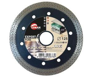 LEMAN Disque diamant grès cérame 125 mm - 980125 - 125 mm / 22,23 mm / 1.4 mm